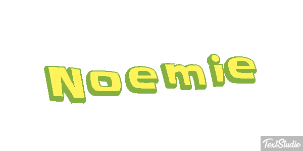 Noémie Текстовый эффект