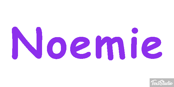 Noémie Текстовый эффект