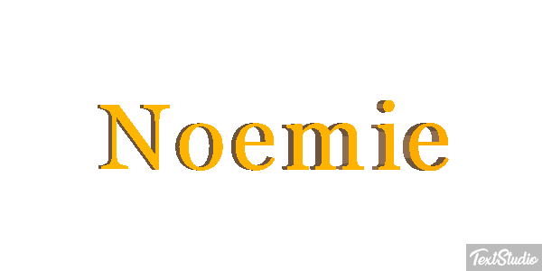 Noémie Текстовый эффект