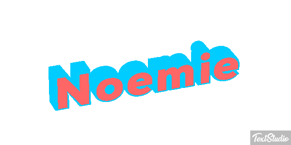 Noémie Текстовый эффект