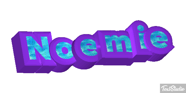 Noémie Текстовый эффект