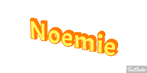 Noémie Текстовый эффект