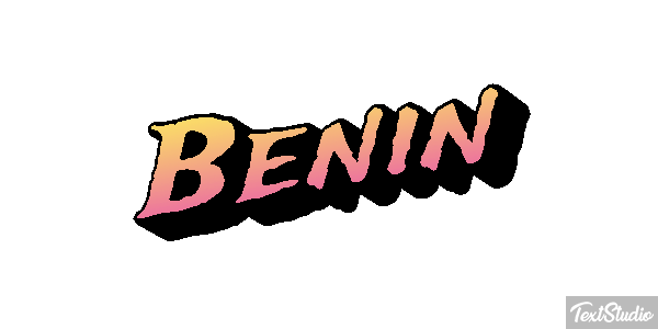 Benin Effetto testo