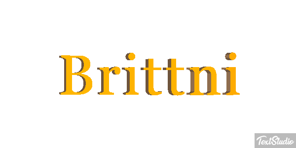 Brittni Text effect