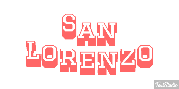 San Lorenzo Efekt tekstowy