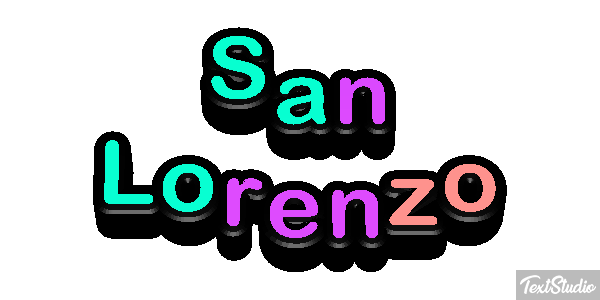 San Lorenzo Efekt tekstowy