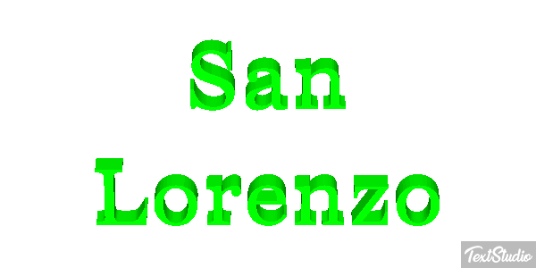 San Lorenzo Efekt tekstowy