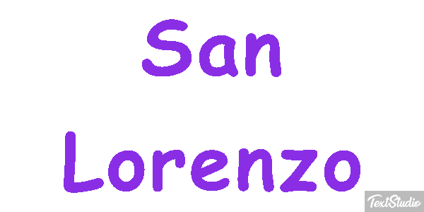San Lorenzo Efekt tekstowy