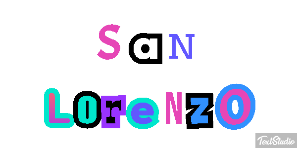 San Lorenzo Efekt tekstowy