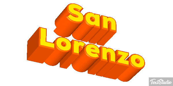 San Lorenzo Efekt tekstowy
