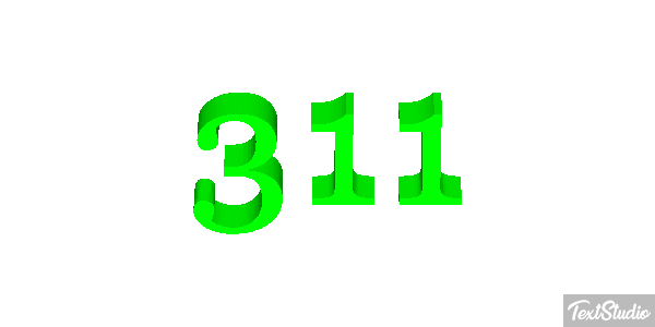 311 Efeito do texto
