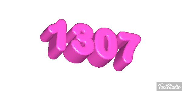 1307 Text effect