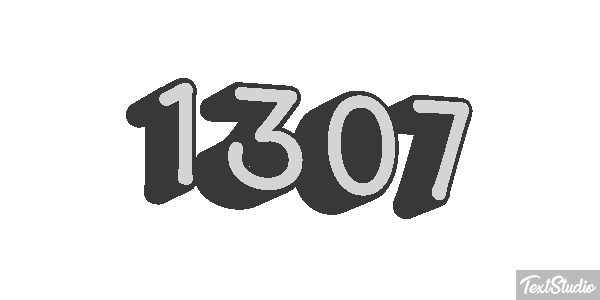 1307 Text effect