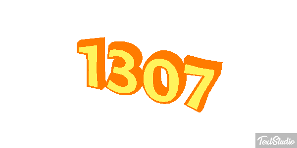 1307 Text effect