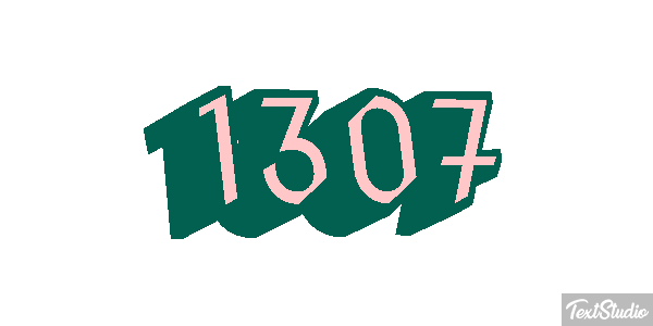 1307 Text effect
