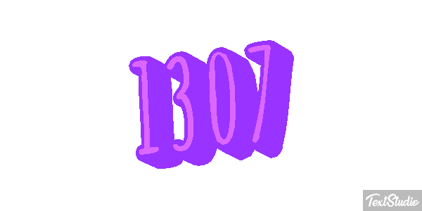 1307 Text effect