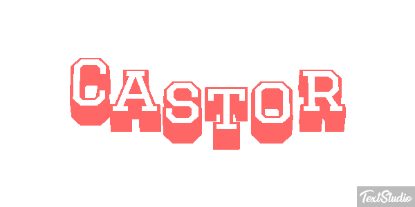 Castor テキスト効果