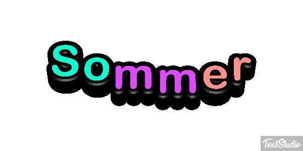 Sommer Текстовый эффект