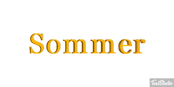 Sommer Текстовый эффект