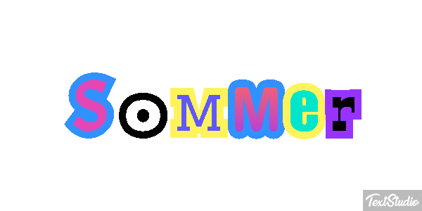 Sommer Текстовый эффект