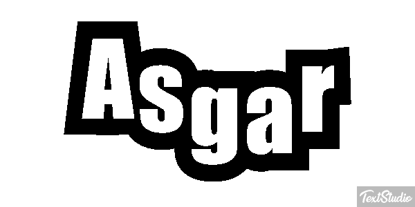 Asgar Text effect