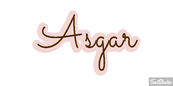 Asgar Text effect