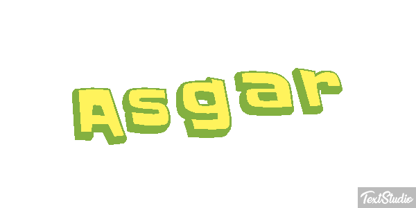 Asgar Text effect