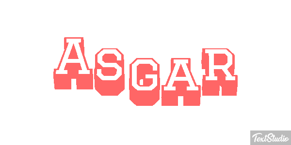 Asgar Text effect