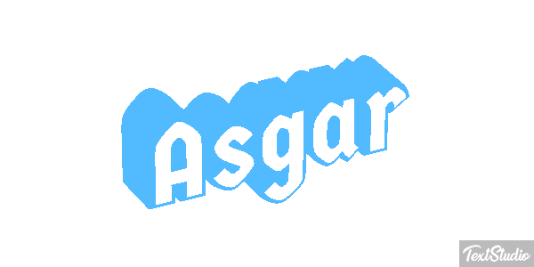 Asgar Text effect