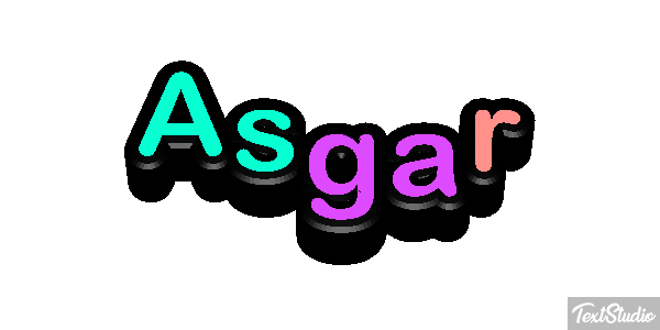 Asgar Text effect