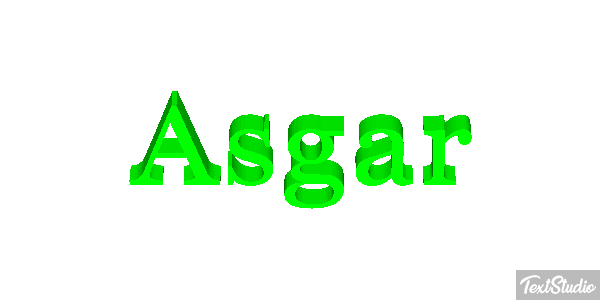 Asgar Text effect