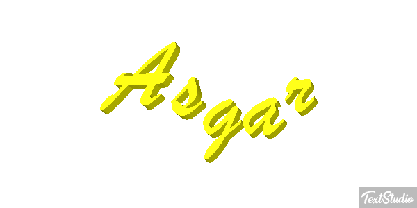 Asgar Text effect