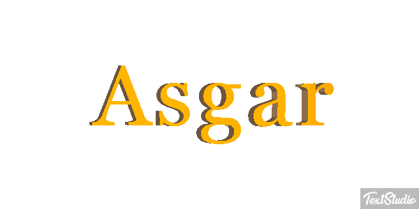 Asgar Text effect