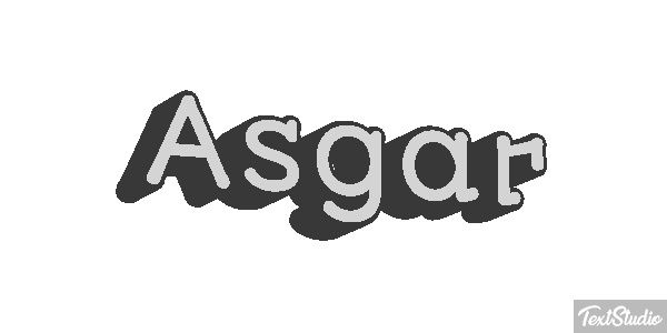 Asgar Text effect
