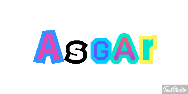 Asgar Text effect