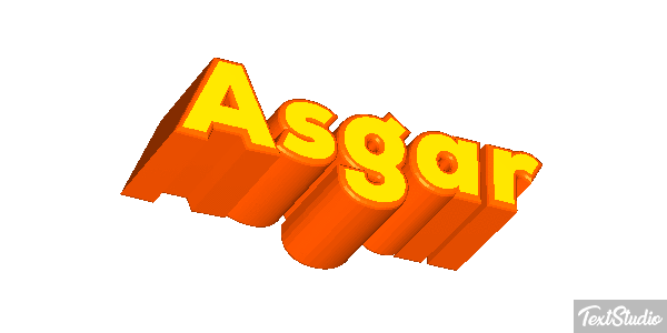 Asgar Text effect