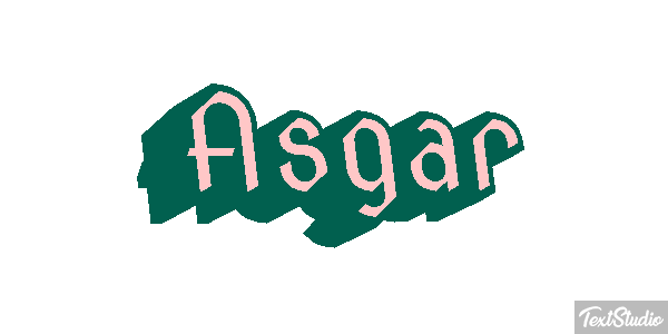 Asgar Text effect