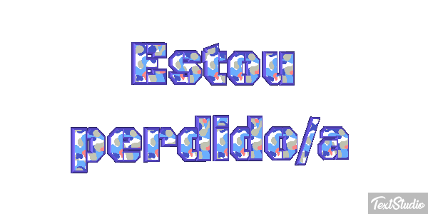 Estou perdido/a Efeito do texto