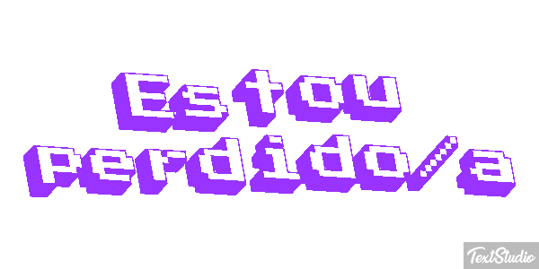 Estou perdido/a Efeito do texto