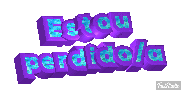 Estou perdido/a Efeito do texto