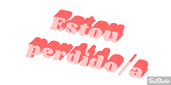 Estou perdido/a Efeito do texto