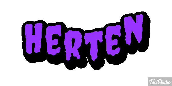 Herten Tekst effect