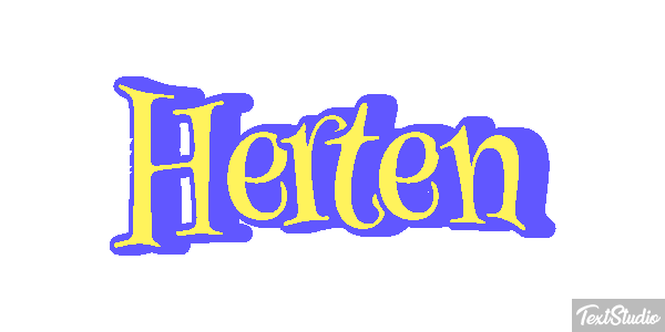 Herten Tekst effect