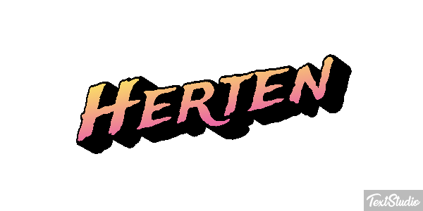 Herten Tekst effect