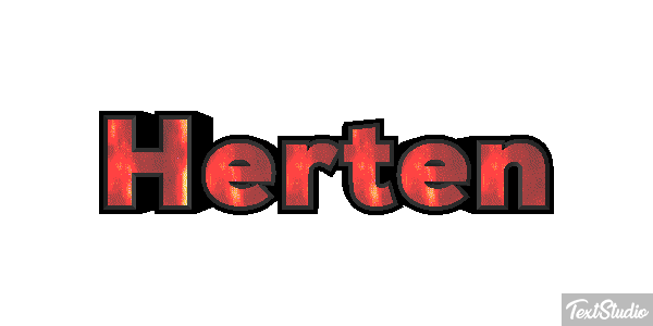 Herten Tekst effect