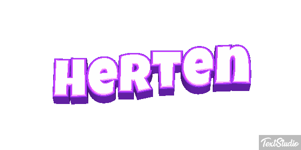 Herten Tekst effect