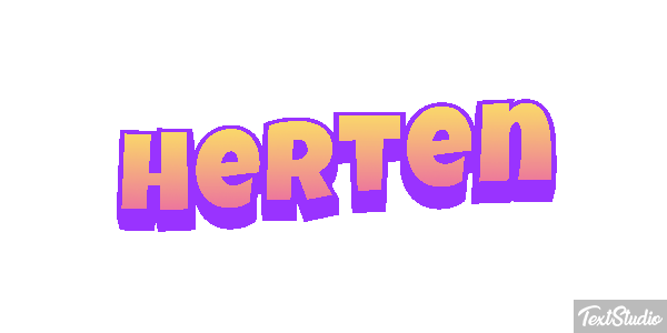 Herten Tekst effect