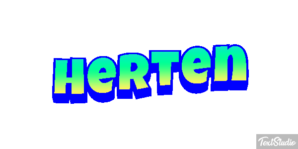 Herten Tekst effect