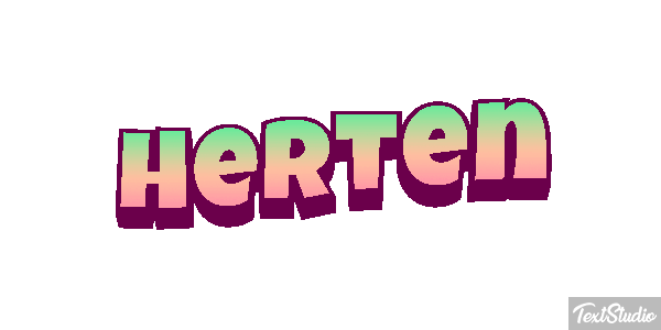 Herten Tekst effect