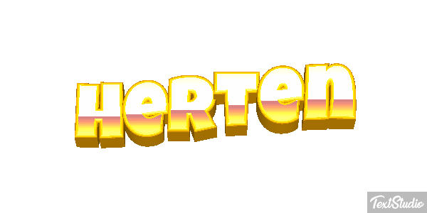 Herten Tekst effect